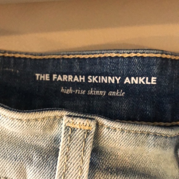 RARE AG “AG-ED” FARRAH SKINNY ANKLE IN 24 SEABIRD WASH - Picture 4 of 11